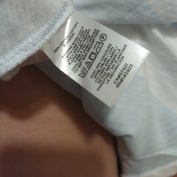 Blue and White Striped T-Shirt - Picture 6 of 6